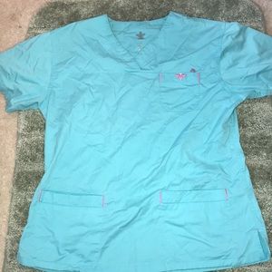 One set of scrubs